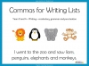 Commas for Writing Lists - Years 3 and 4 Teaching Resources (slide 1/18)